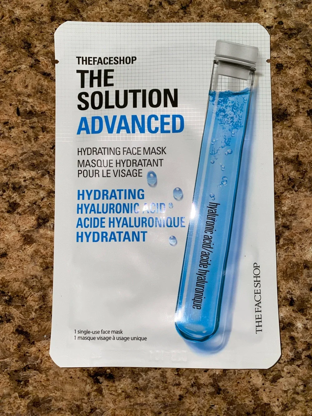 The Solution Advanced Hydrating Face Mask - Blue